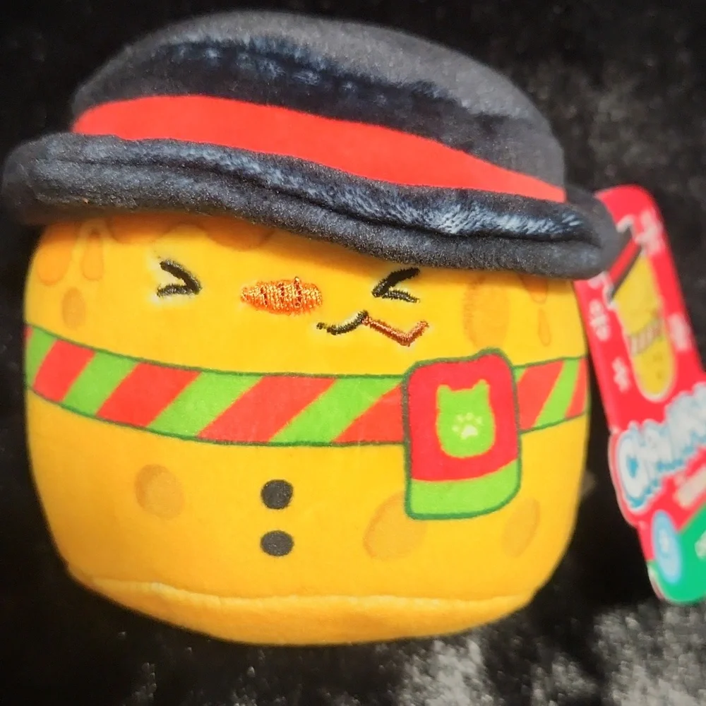 Squishmallows Chew Mees Chedda Gift Dog Toy NWT